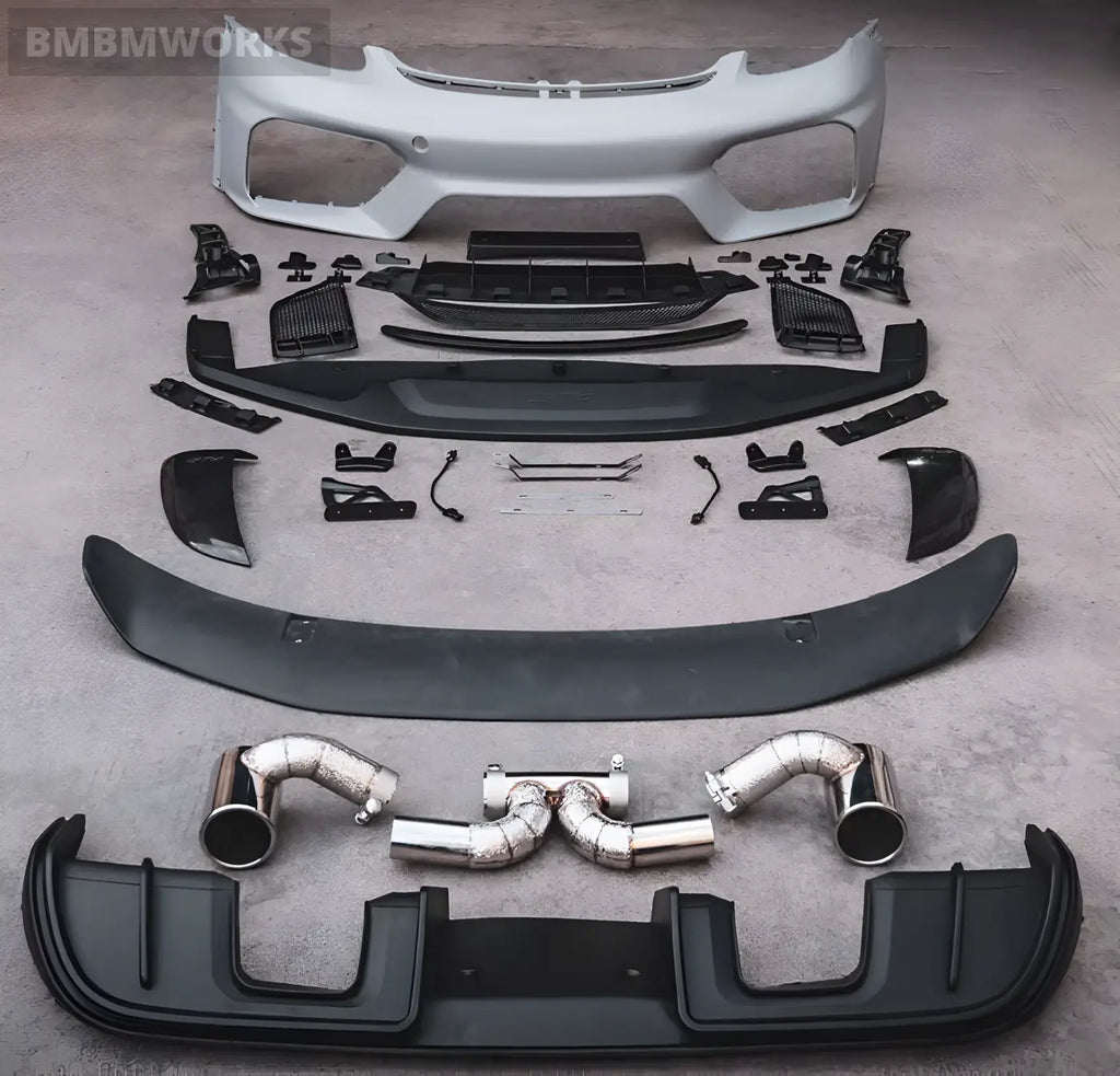 Porsche Cayman Boxster 718 (982) Full GT4 Body Kit Conversion Body Kits & Performance