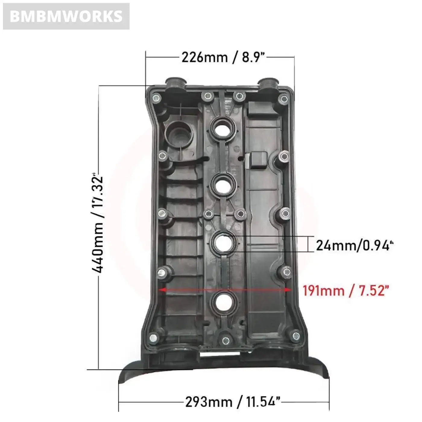 Premium Engine Cylinder Head Bonnet Buick Daewoo Opel Chevrolet Bolt Seal Gasket