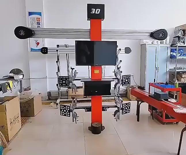 3D Four Wheel Alignment Machine ±0.01° | 11–25" Rim | 5MP