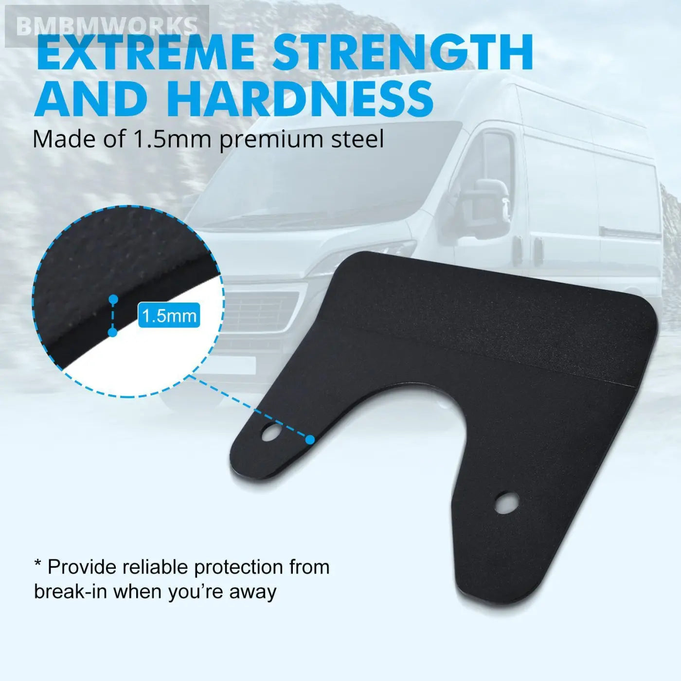 Prick Stop Burglary Protection Rear Door Citroen Jumper Peugeot Boxer Fiatducato