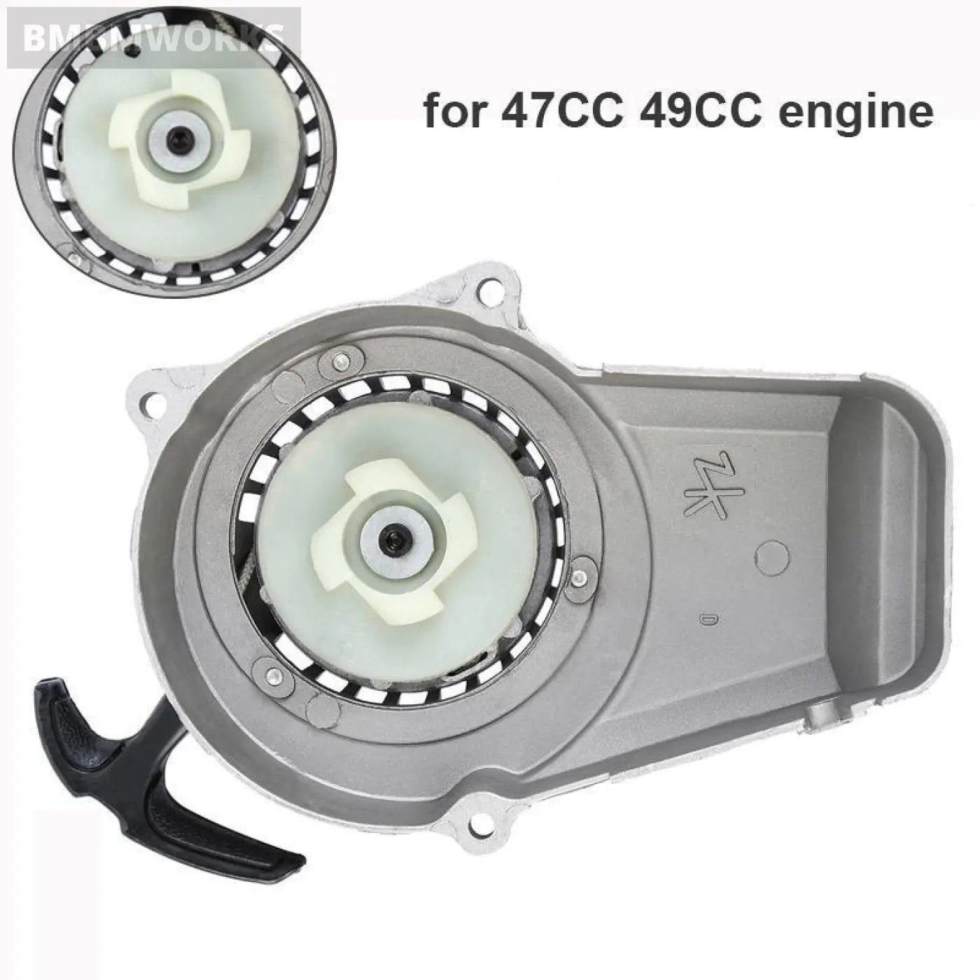 Pull Starter 47-49Cc Engine 2-Stroke Motorcycle Mini Pocket Bike Atvs Quad Mower