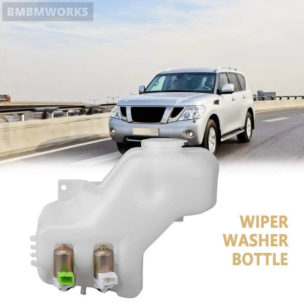 Pump Tank Windshield Wiper Washer Bottle For Nissan Patrol Gq Maverick 1988-