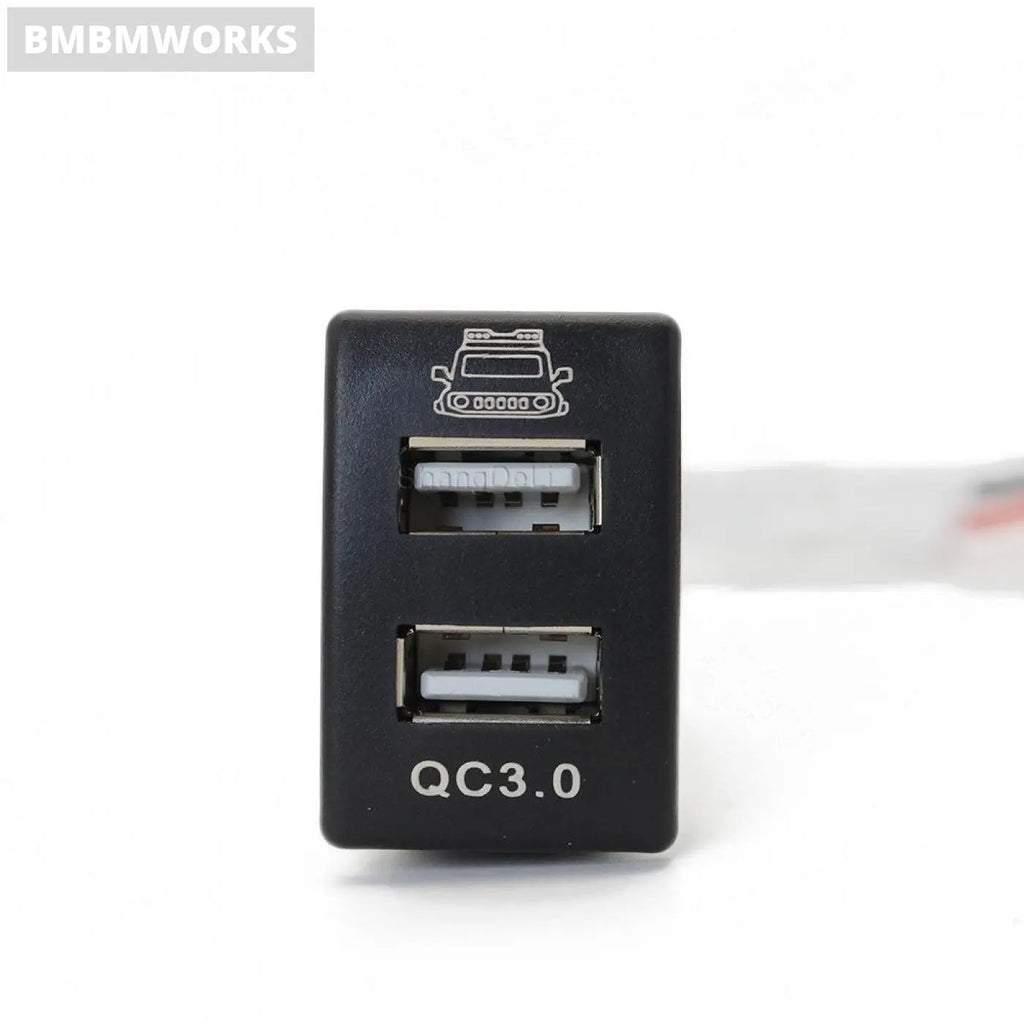 Qc3.0 Double Quick Charging Usb Suzuki Jimny Refitting Charger Usb Socket