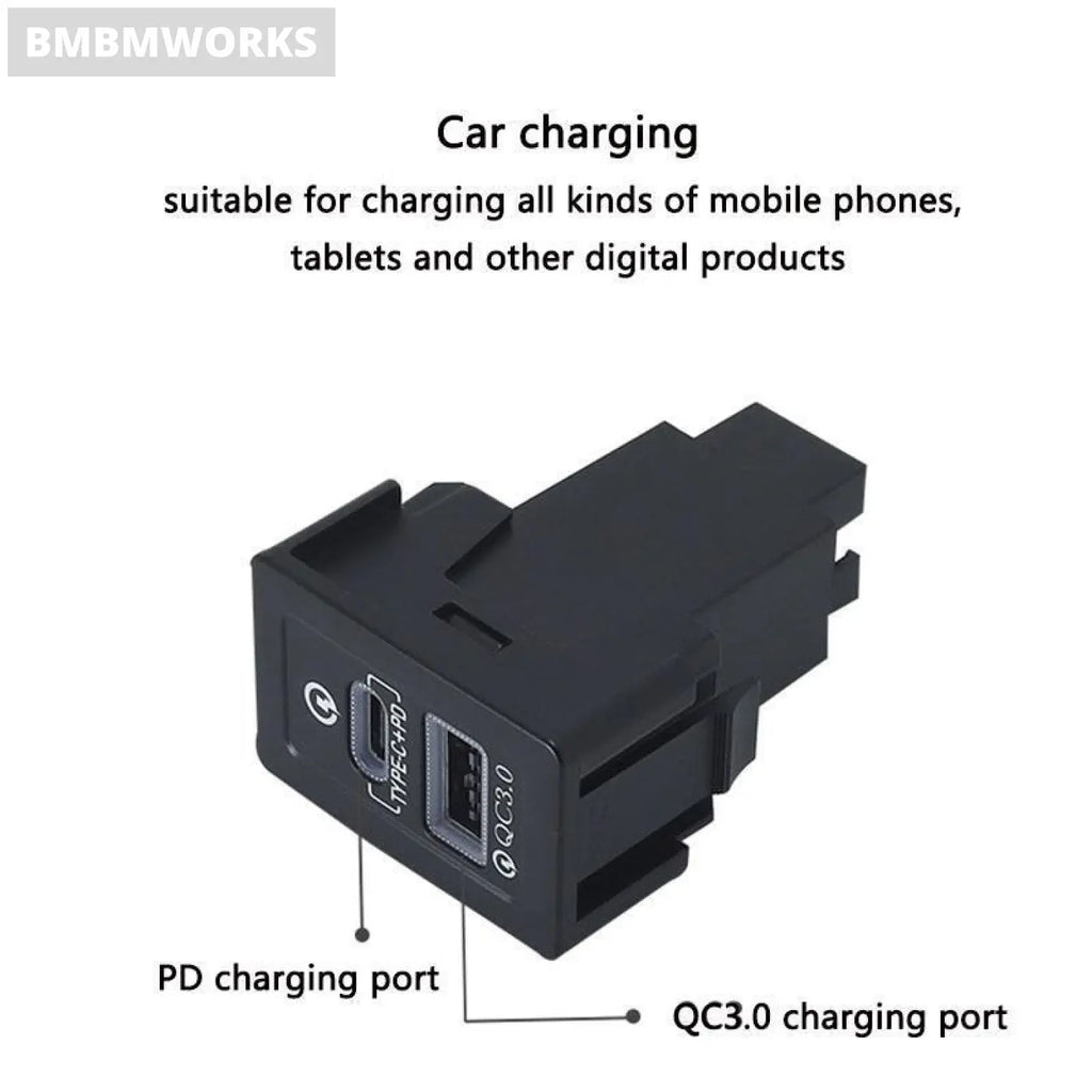 Quick Charge Charger Qc3.0 Usb Interface Socket Suzuki Sx4 Swift Vitara