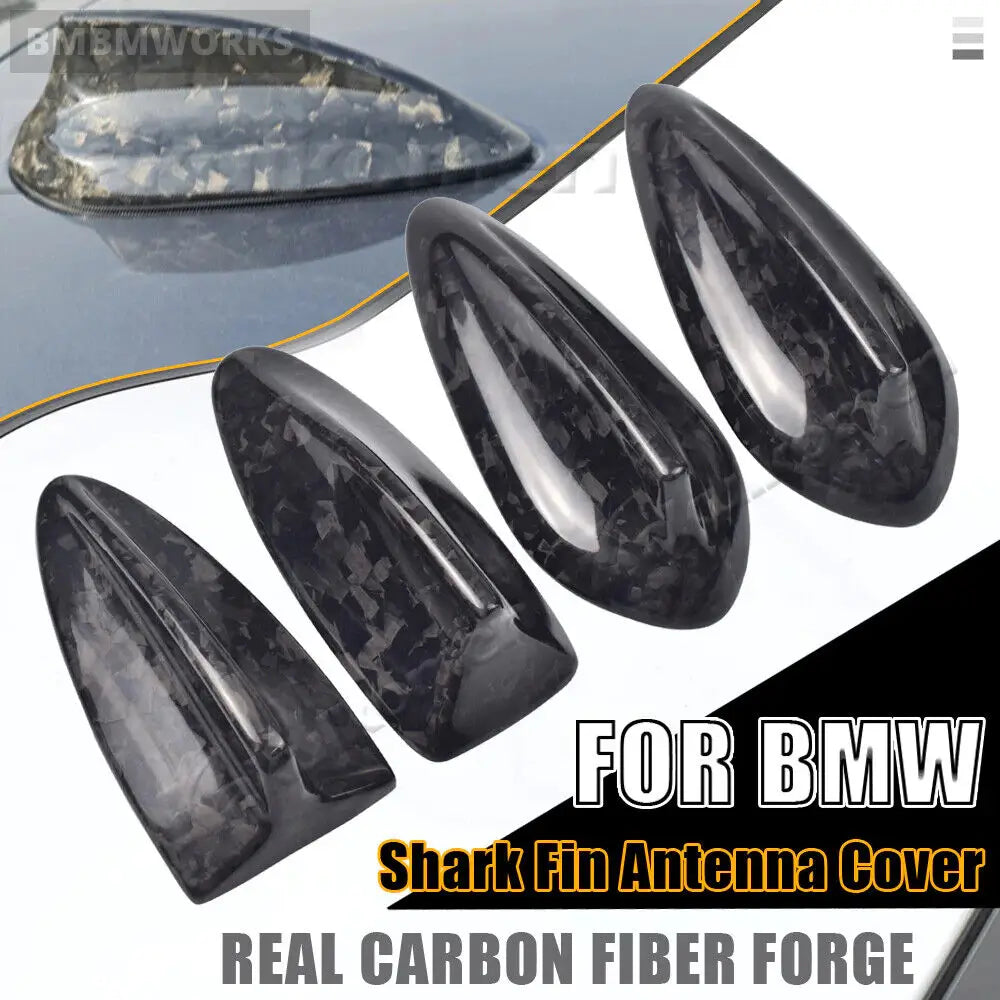 Real Carbon Fiber Antenna Cover Shark Fin For Bmw E90 F20 F30 F10 G30 G20 F15