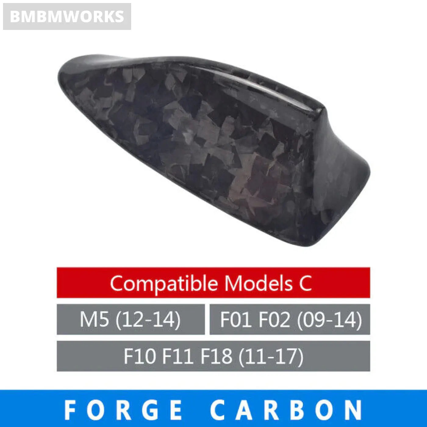 Real Carbon Fiber Antenna Cover Shark Fin For Bmw E90 F20 F30 F10 G30 G20 F15