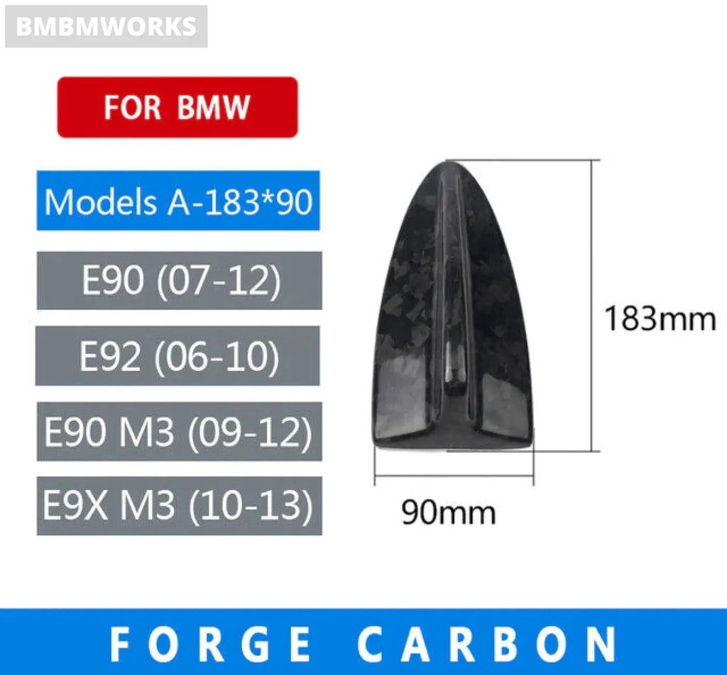 Real Carbon Fiber Antenna Cover Shark Fin For Bmw E90 F20 F30 F10 G30 G20 F15