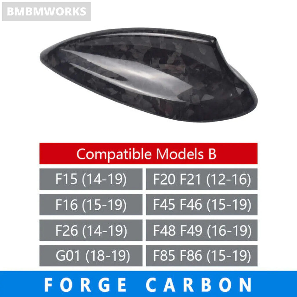 Real Carbon Fiber Antenna Cover Shark Fin For Bmw E90 F20 F30 F10 G30 G20 F15