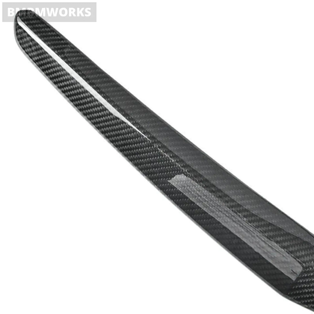 Real Carbon Fiber Trunk Trim Cover Cadillac Ats Atsl Atsv