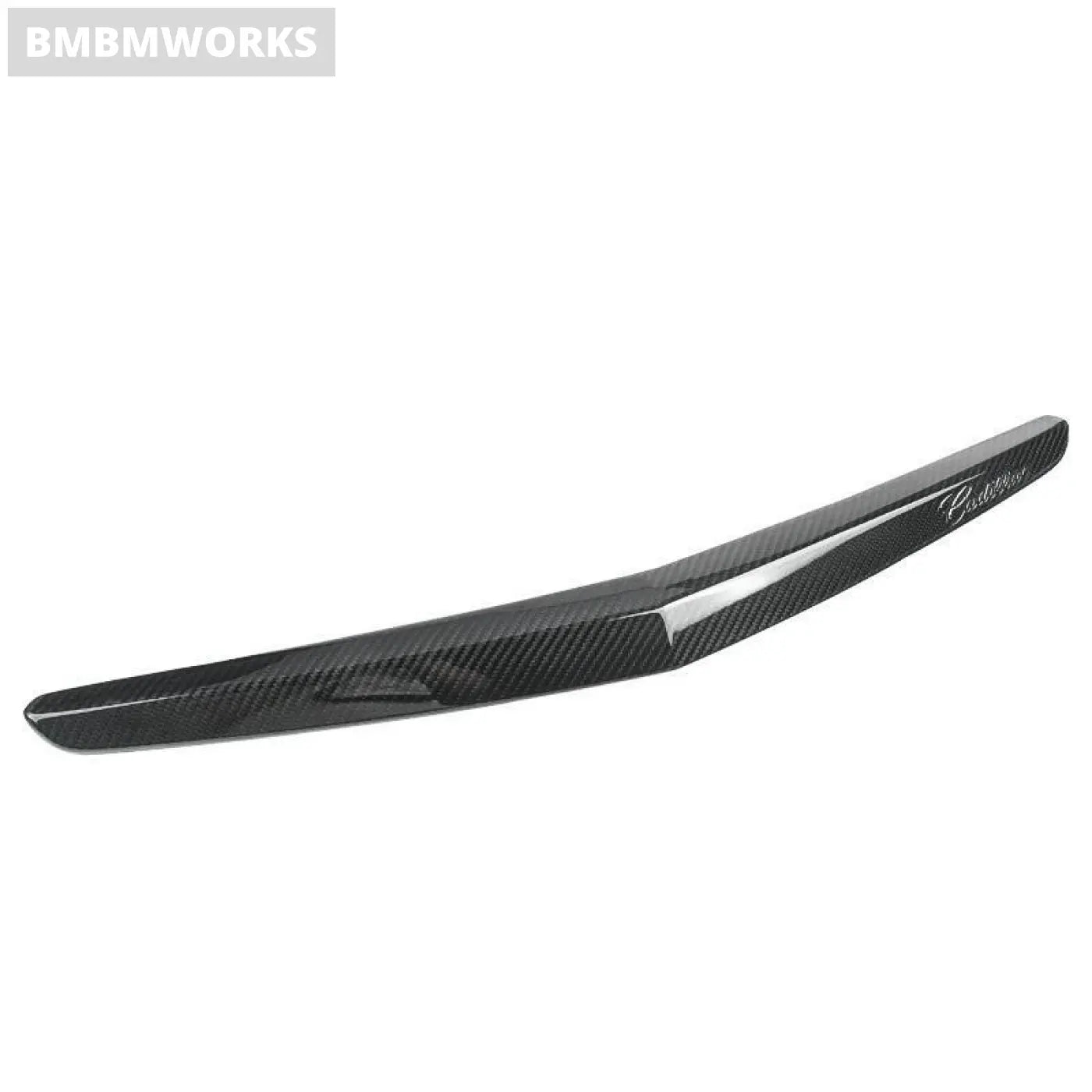 Real Carbon Fiber Trunk Trim Cover Cadillac Ats Atsl Atsv