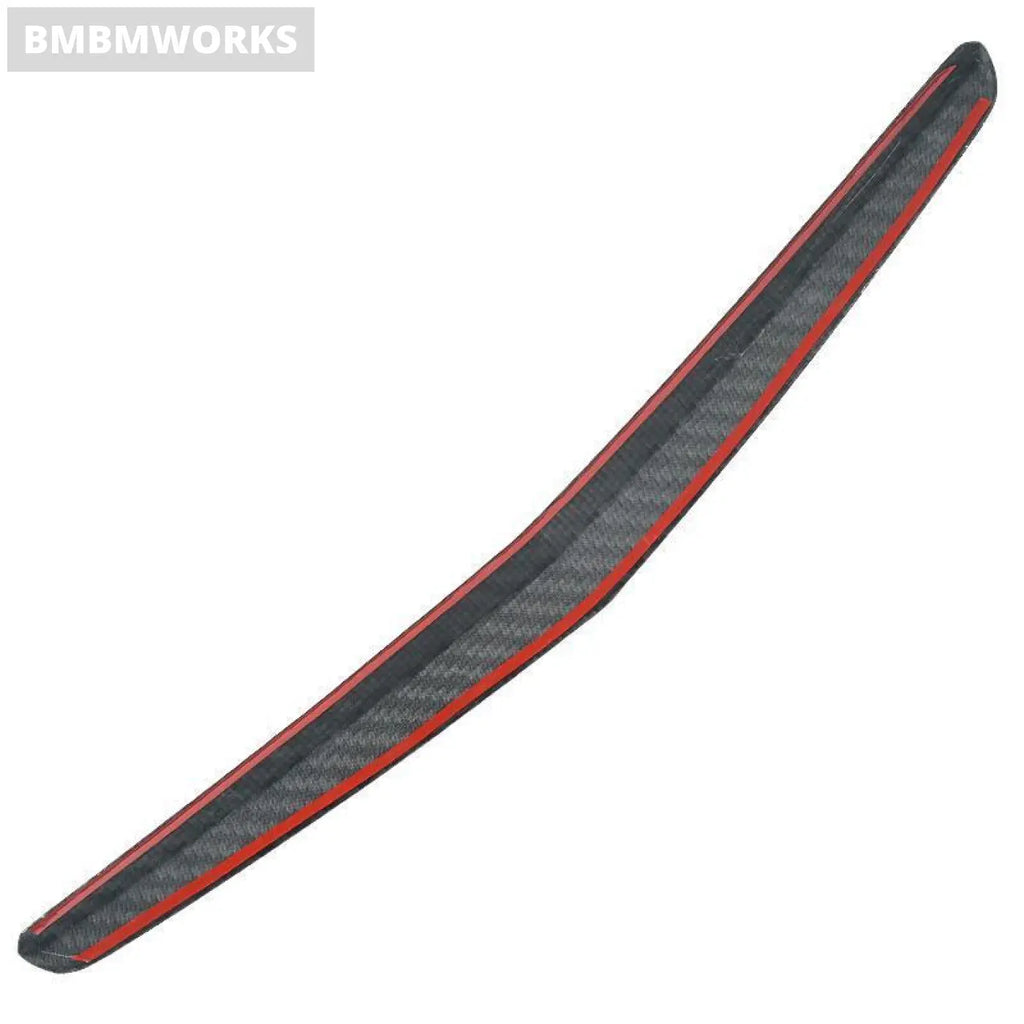 Real Carbon Fiber Trunk Trim Cover Cadillac Ats Atsl Atsv