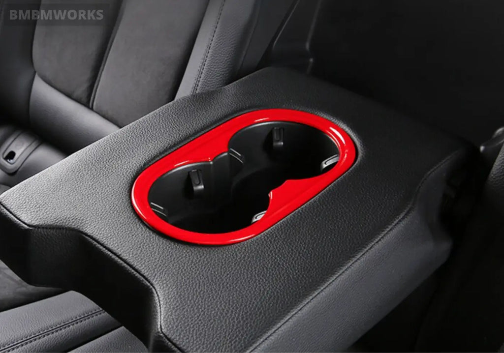 Rear Drink Cup Holder Protective Cover Trim Porsche Macan