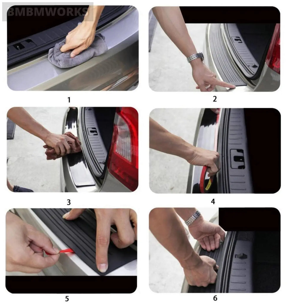 Rear Guard Bumper Protector Lamborghini Skoda Octavia Yeti Roomster Fabia Rapid