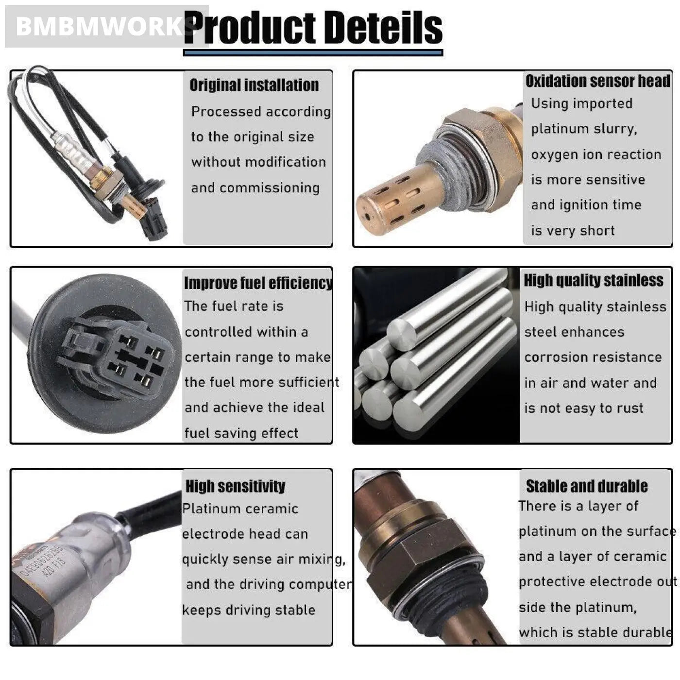 Rear Lambda Oxygen Sensor Kia Forte Rondo Optima Hyundai Sonata 392102G400