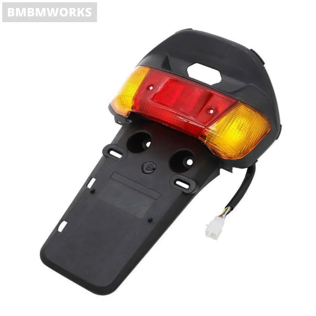 Rear License Plate Mount Holder And Taillight Lamp Yamaha Jog 50 3Kj Cy50 1992-0