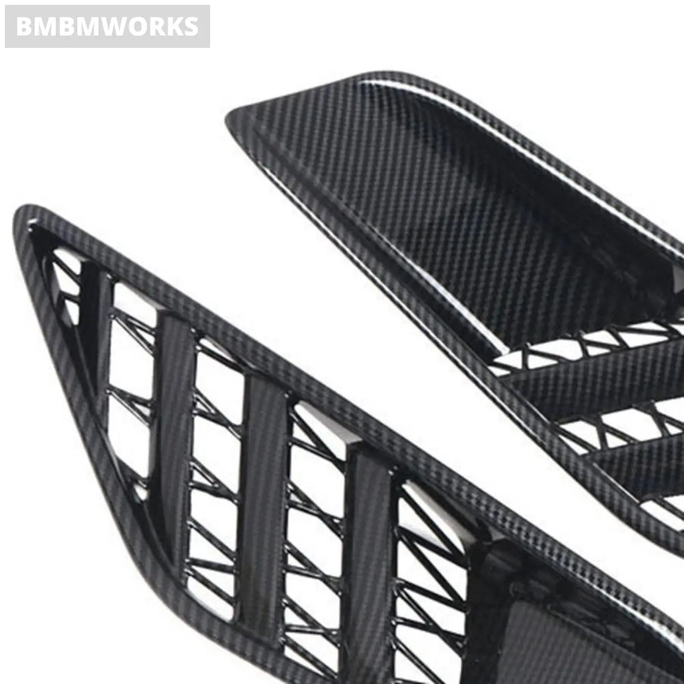 Rear Side Body Vent Cover Trim Carbon Fiber Chevrolet Corvette C7 2014-2018
