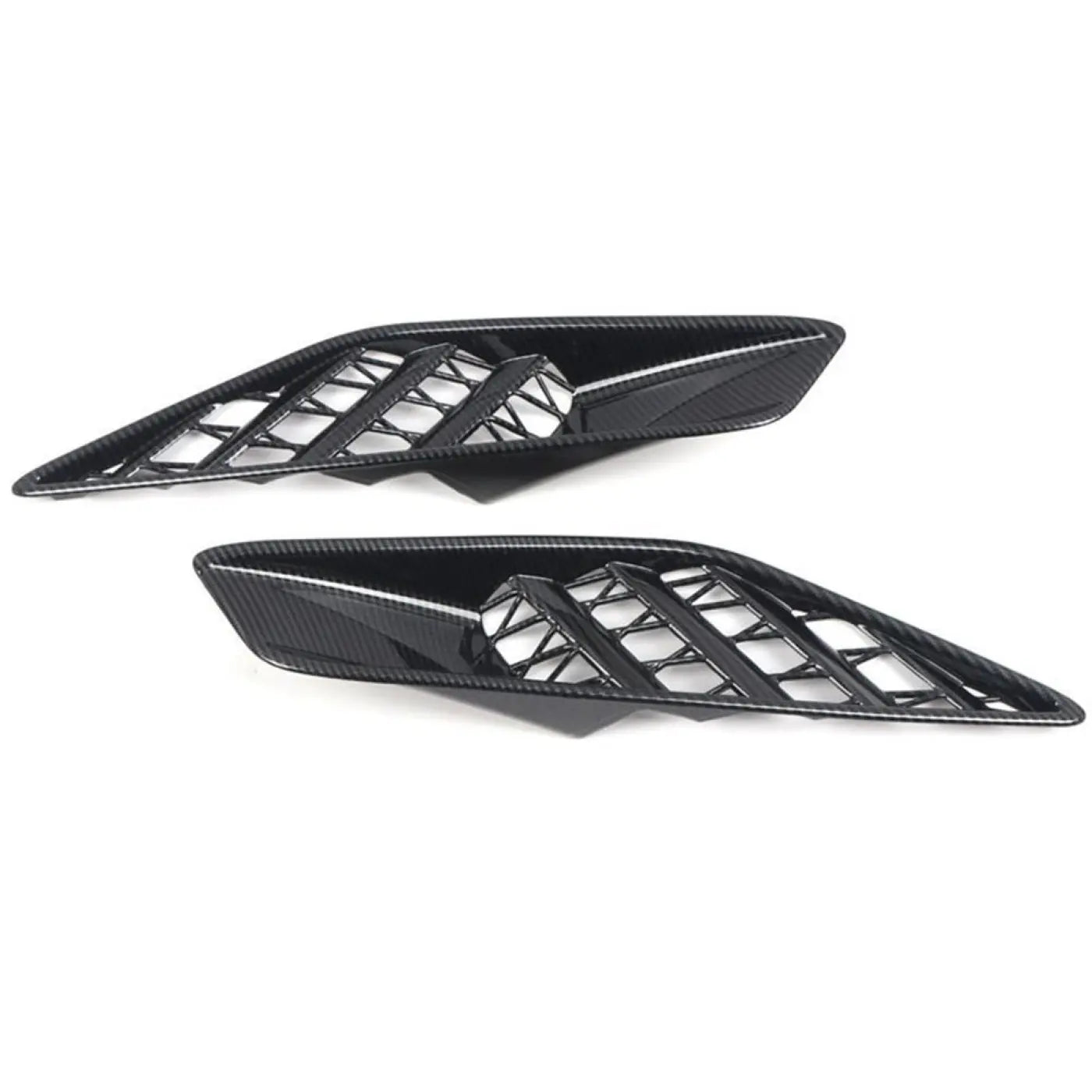 Rear Side Body Vent Cover Trim Carbon Fiber Chevrolet Corvette C7 2014-2018