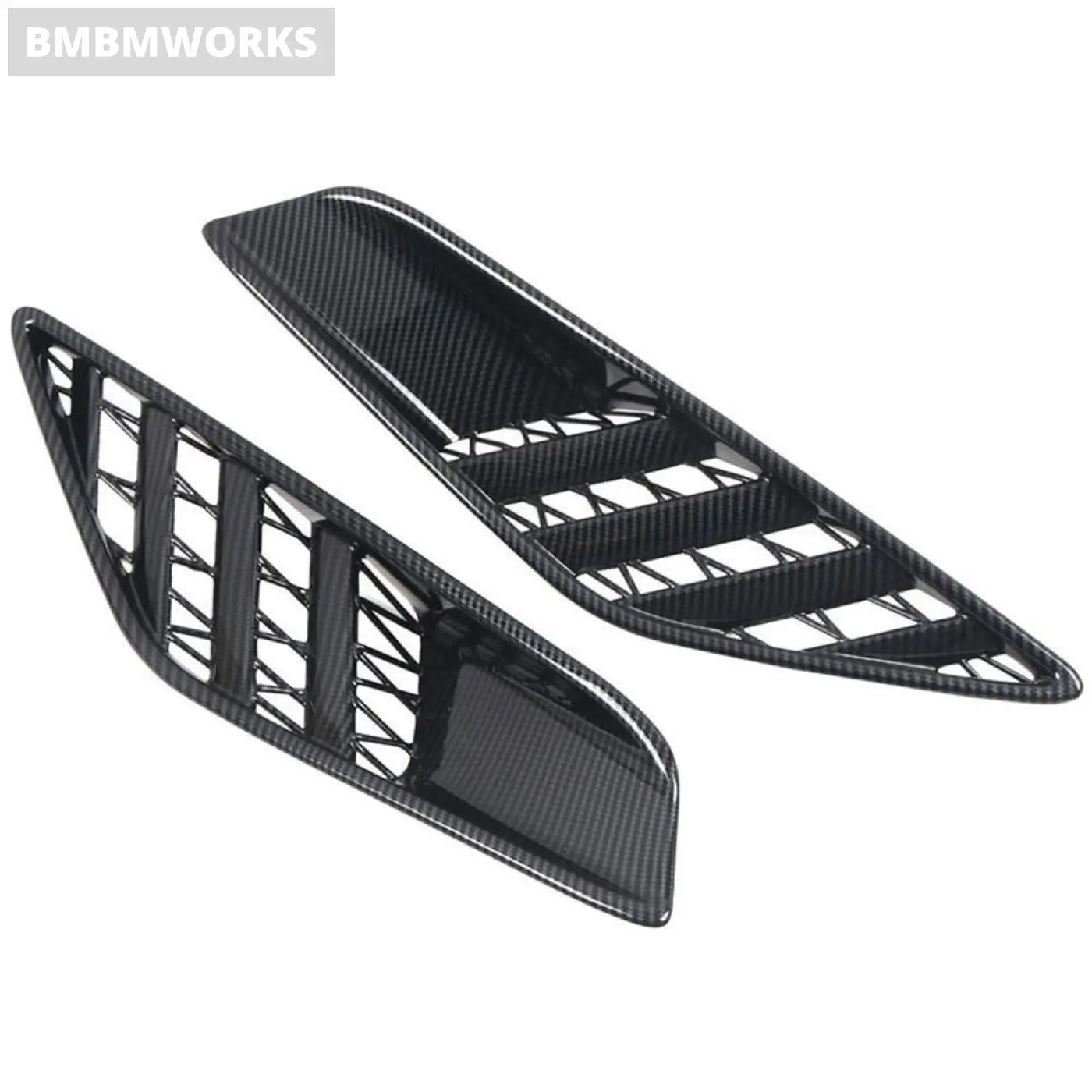 Rear Side Body Vent Cover Trim Carbon Fiber Chevrolet Corvette C7 2014-2018