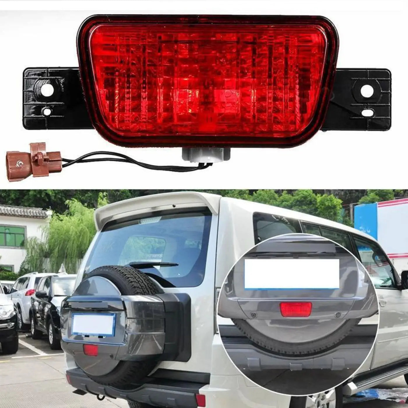 Rear Spare Tire Lamp Tail Mitsubishi Pajero Montero 2007-2015 8337A068