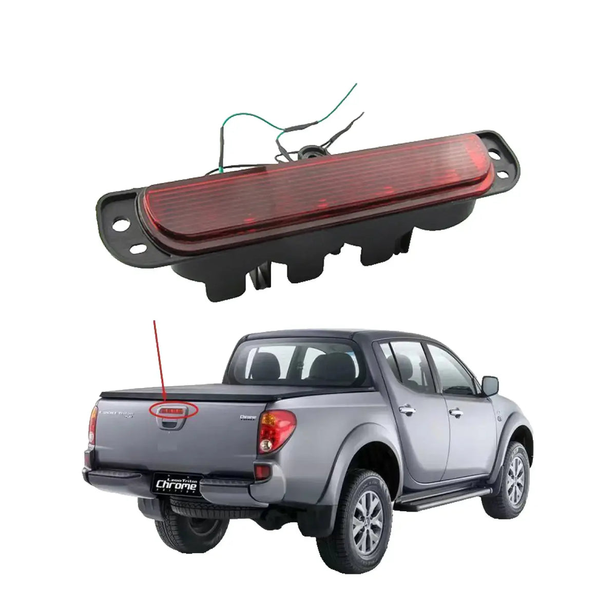 Rear Third Brake Light Mitsubishi Pickup L200 Triton Ka4T Ka5T Kb4T Kb5T Kb7T Kb