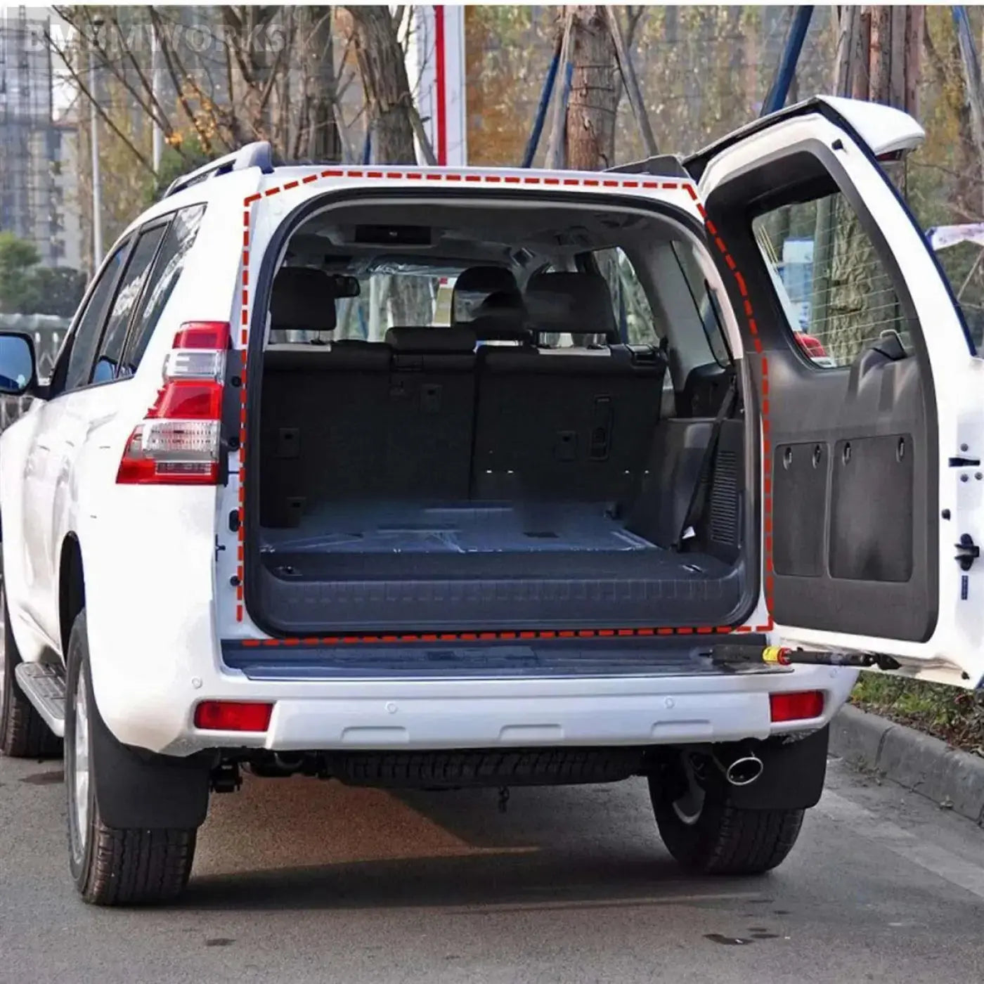 Rear Trunk Tailgate Seal Strip Toyota Land Cruiser Prado Lc120 2003-2009
