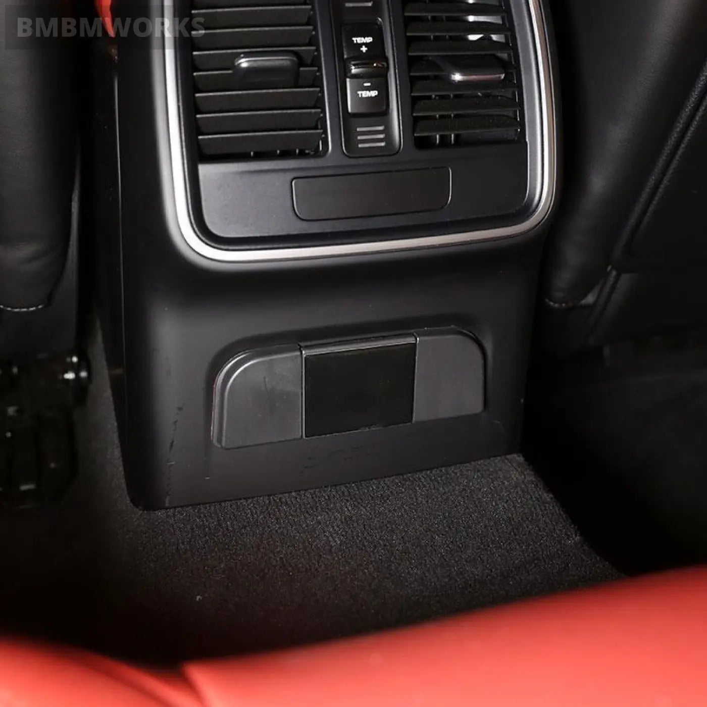 Rear Usb Equip Charging Port Protective Cover Dust-Proof Porsche Macan 2014-2021