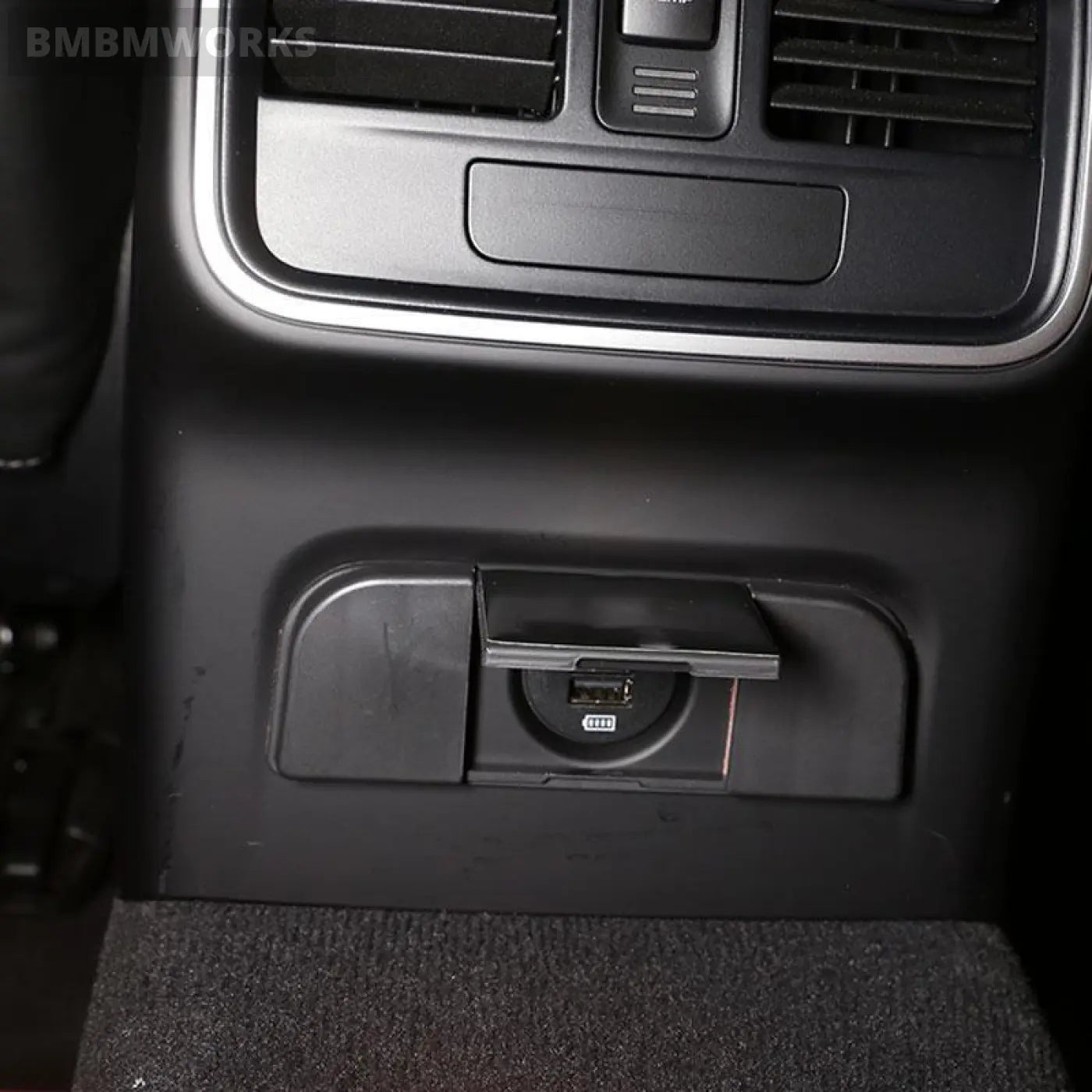 Rear Usb Equip Charging Port Protective Cover Dust-Proof Porsche Macan 2014-2021
