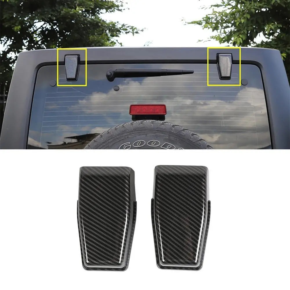 Rear Windshield Hinge Liftgate Decoration Cover Jeep Wrangler Jk 2007-2017 2/4