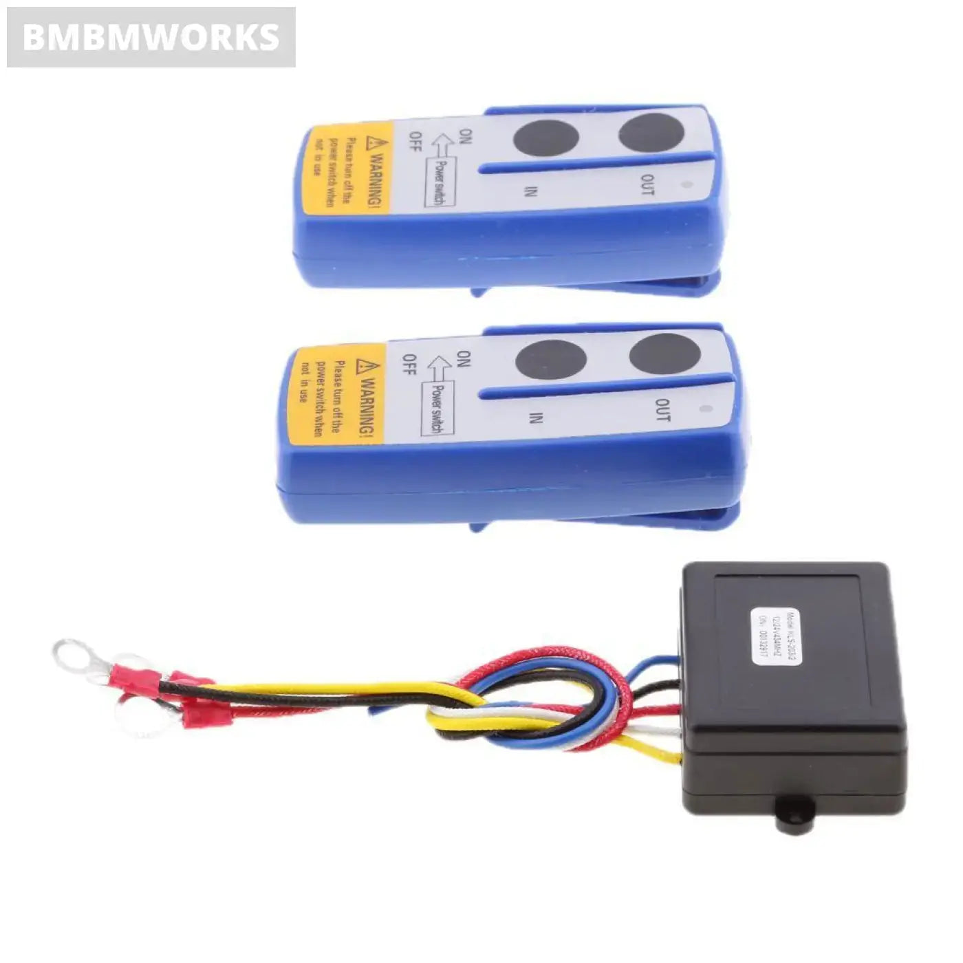 Recovery Wireless Winch Dual Remote Control 12V Handset Switch 98Ft Jeep Suv