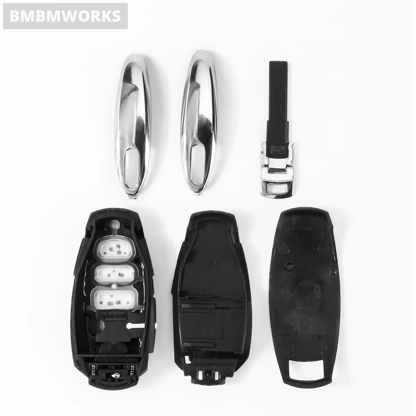 Remote Smart Key Shell Case Fob 3 Buttons Vw Volkswagen Touareg 2010-18