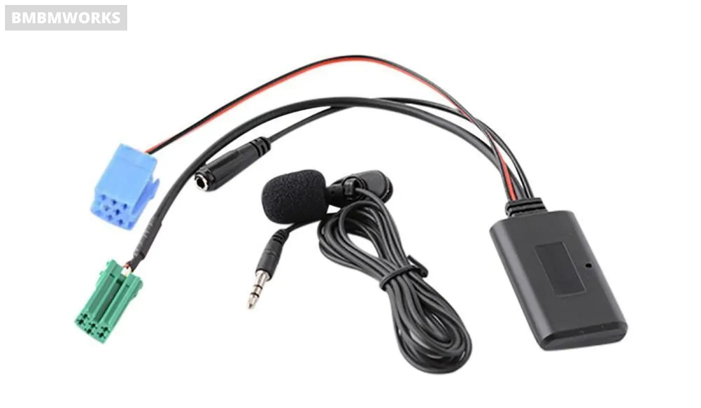 Renault 2005-2011 Bluetooth 5.0 Adaper Aux Cable Microphone Music Audio Phone