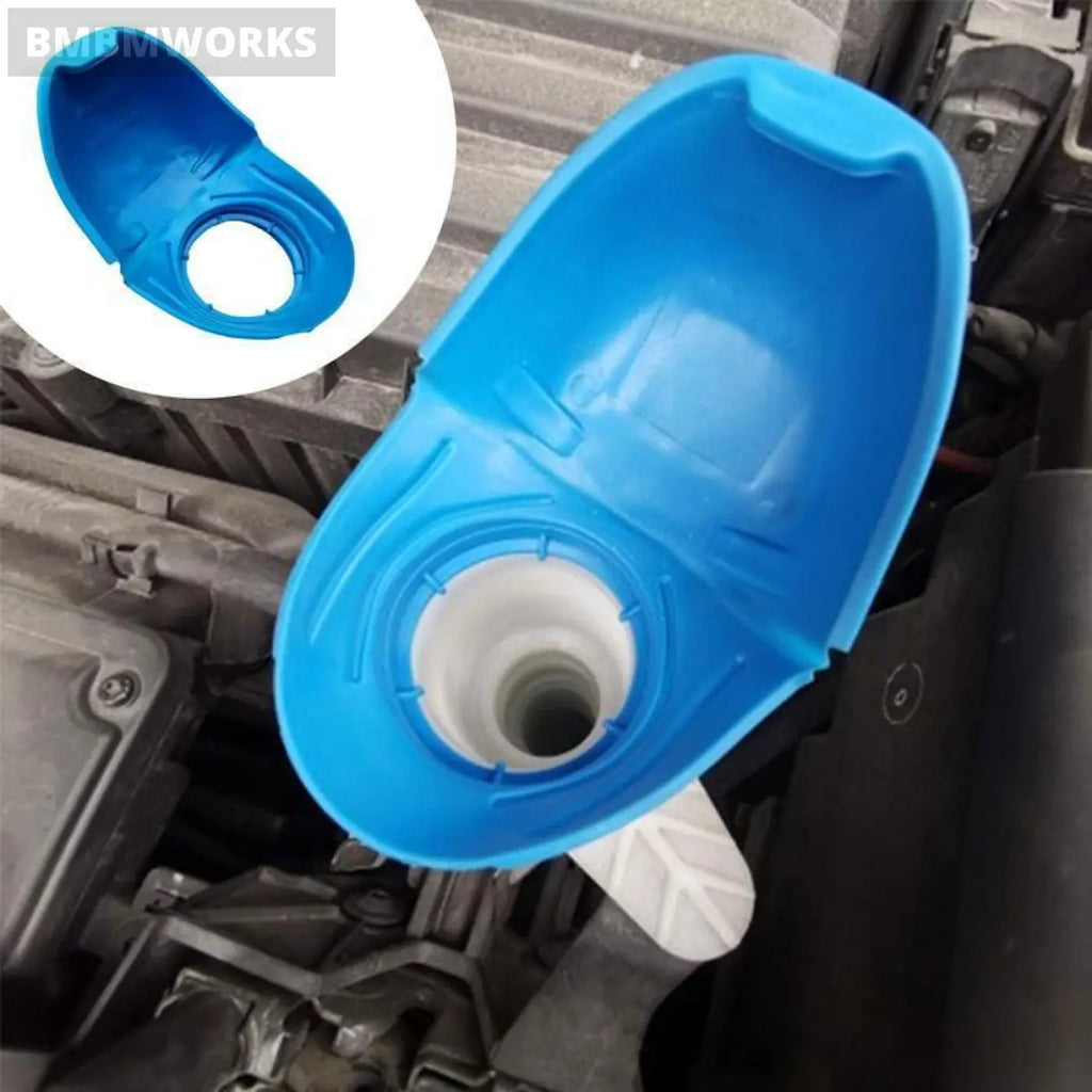 Reservoir Bottle Cap Wiper Washer Fluid Blue Plastic Cooper Volkswagen Skoda