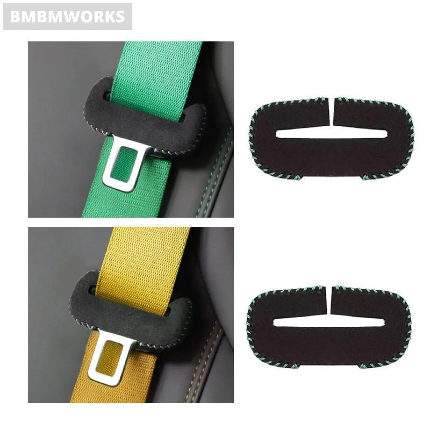 Safety Belt Buckle Covers For Porsche Cayenne Panamera Macan 718 911 Taycan