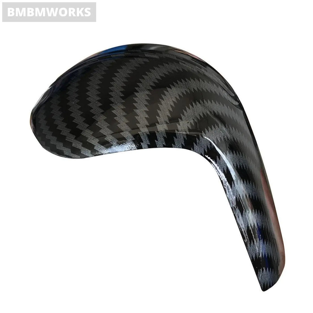 Shift Knob Cover Trim Fit Carbon Fiber Color Hyundai Tucson 2016-2020