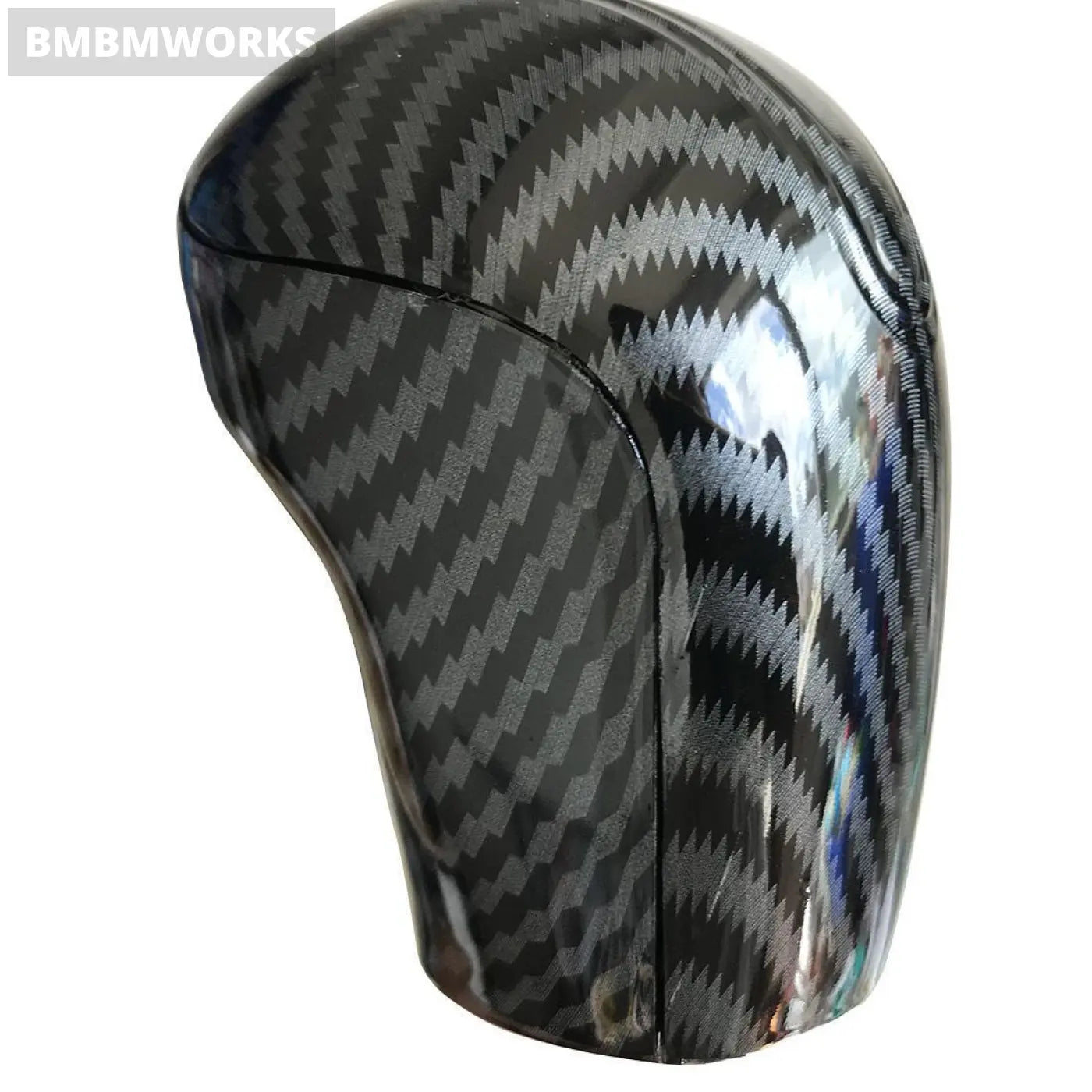Shift Knob Cover Trim Fit Carbon Fiber Color Hyundai Tucson 2016-2020