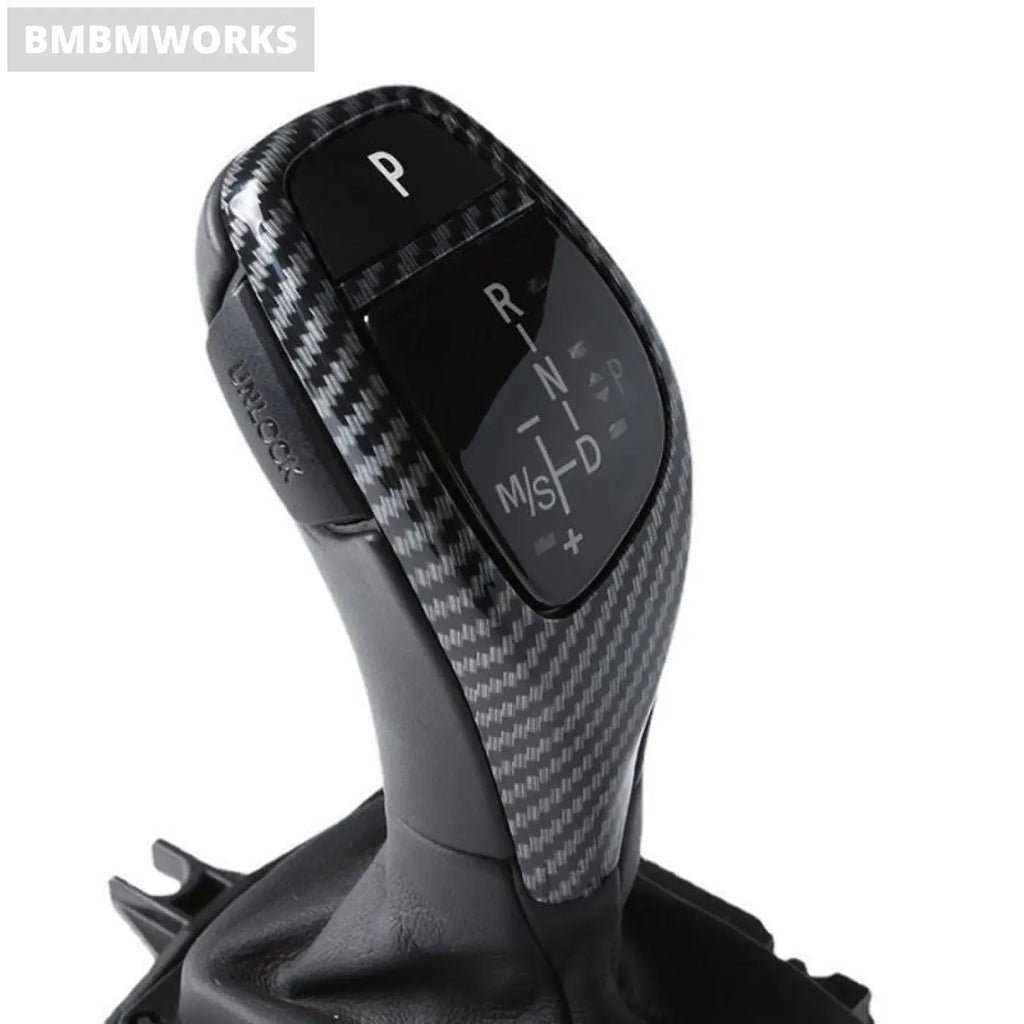 Shift Lever Trim Cover Bmw F30 F32 F10 F11 3 4 5 6 Carbon Red Blue Black Silver