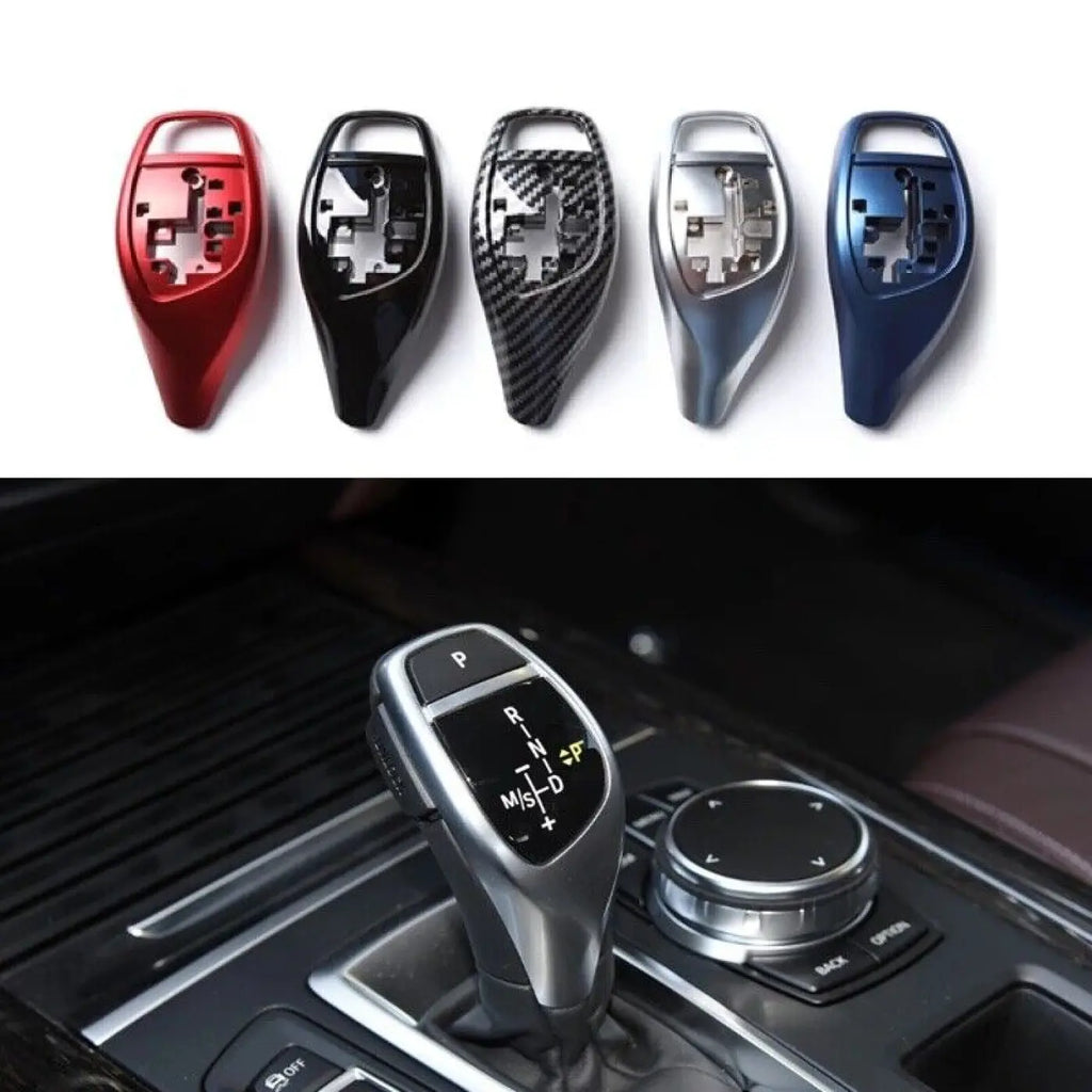 Shift Lever Trim Cover Bmw F30 F32 F10 F11 3 4 5 6 Carbon Red Blue Black Silver