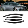 Side Window Vent Visor Sun Rain Deflector Guard Mitsubishi Lancer Ex 2008-2017