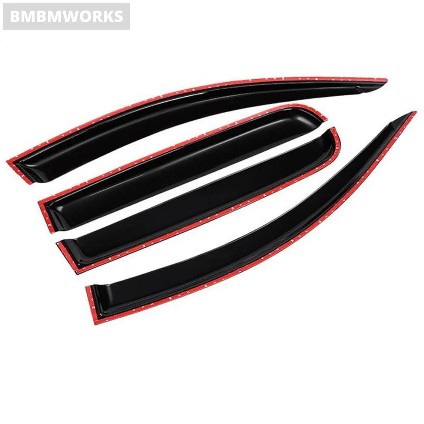 Side Window Vent Visor Sun Rain Deflector Guard Mitsubishi Lancer Ex 2008-2017