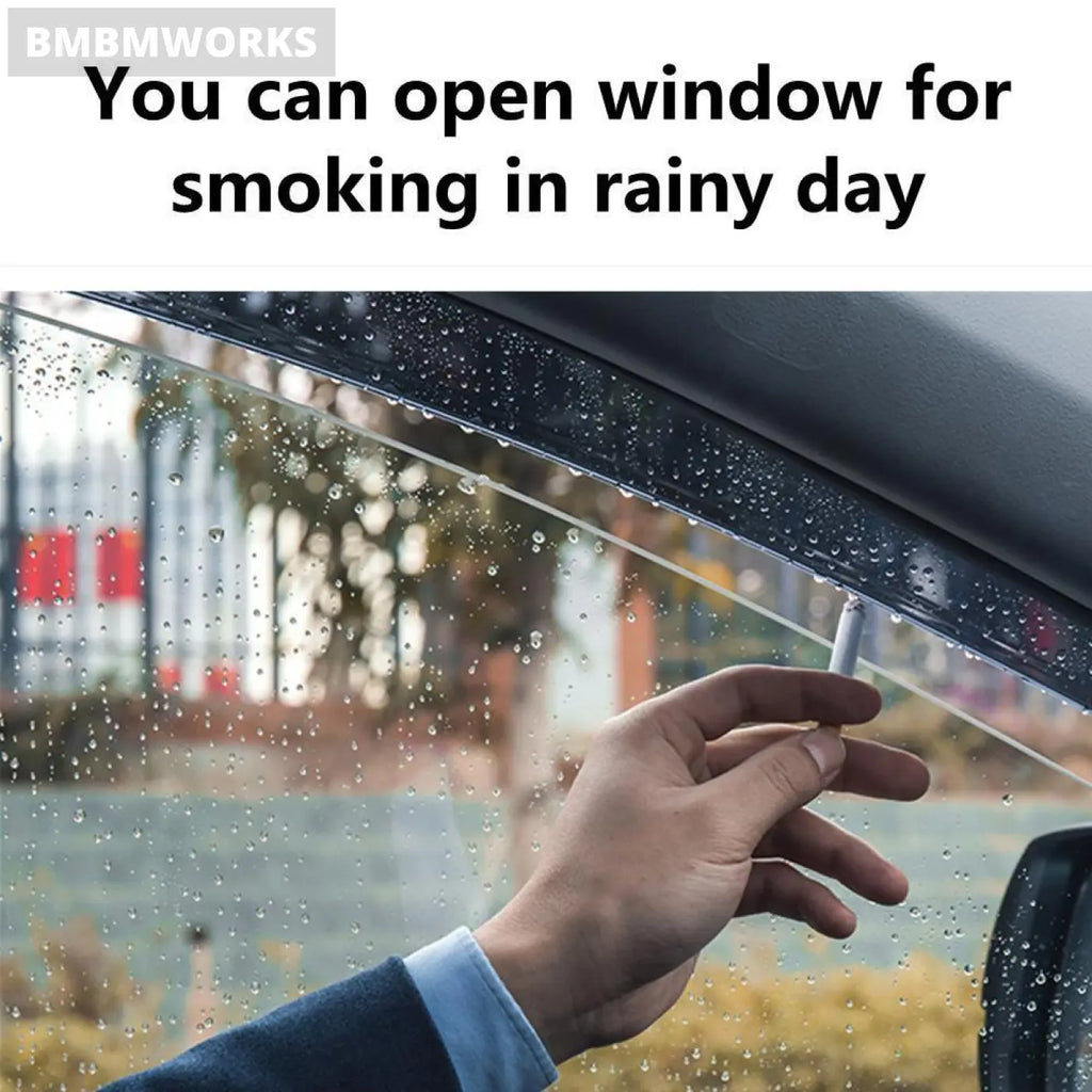 Side Window Vent Visor Sun Rain Deflector Guard Mitsubishi Lancer Ex 2008-2017