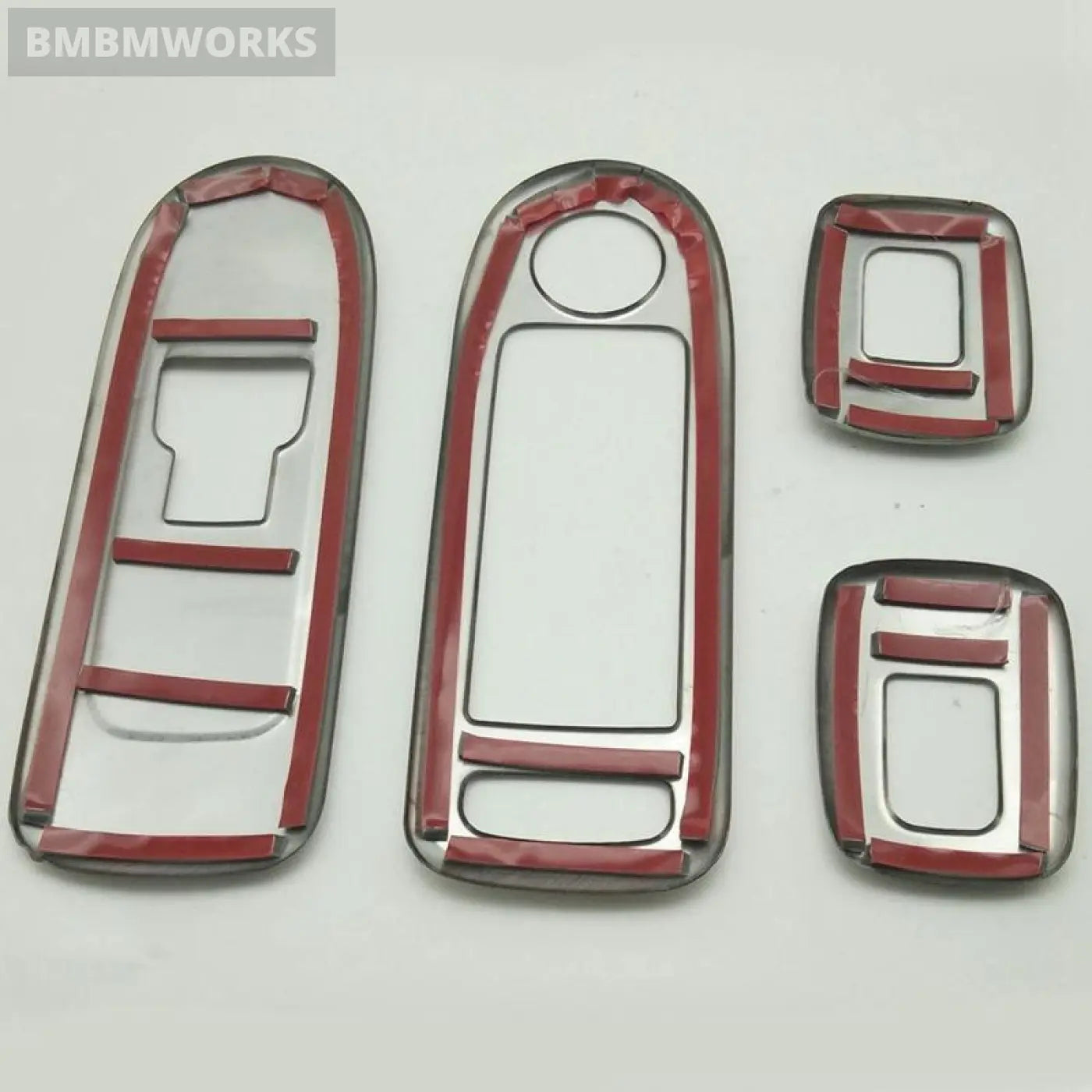 Silver Door Window Lift Switch Armrest Cover Button Panel Citroen C5 For Peugeot