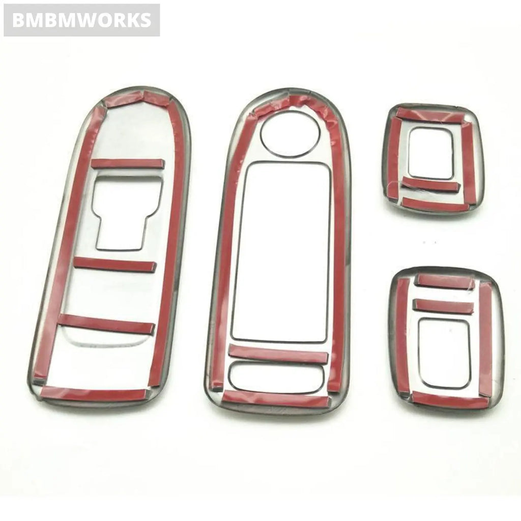 Silver Door Window Lift Switch Armrest Cover Button Panel Citroen C5 For Peugeot