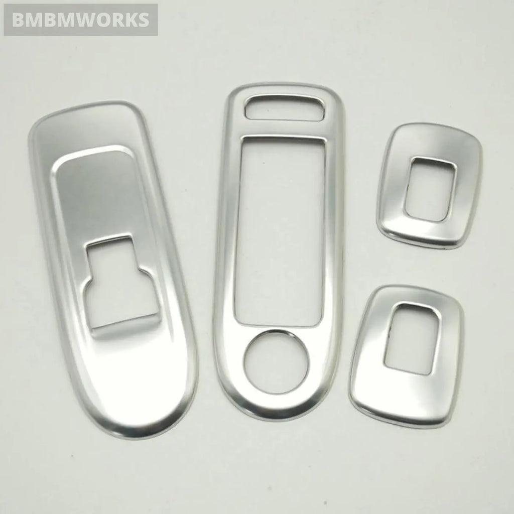 Silver Door Window Lift Switch Armrest Cover Button Panel Citroen C5 For Peugeot