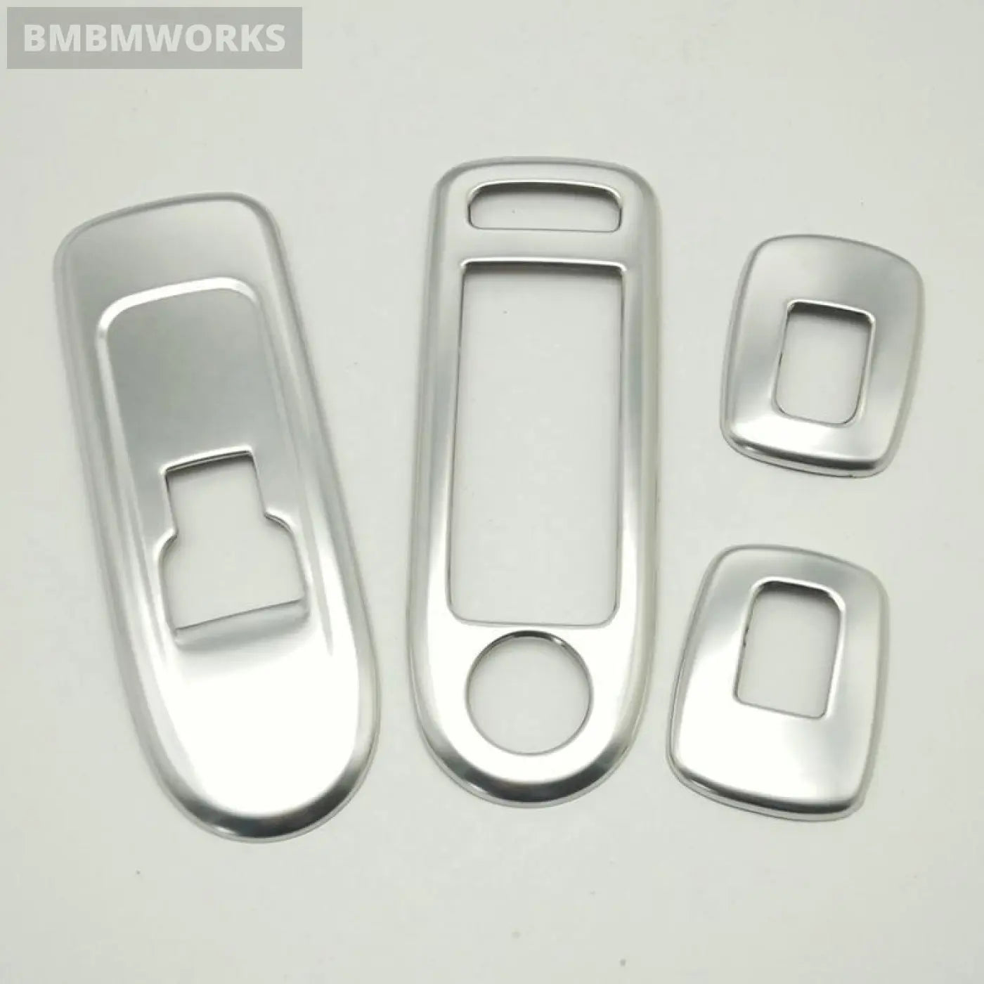 Silver Door Window Lift Switch Armrest Cover Button Panel Citroen C5 For Peugeot