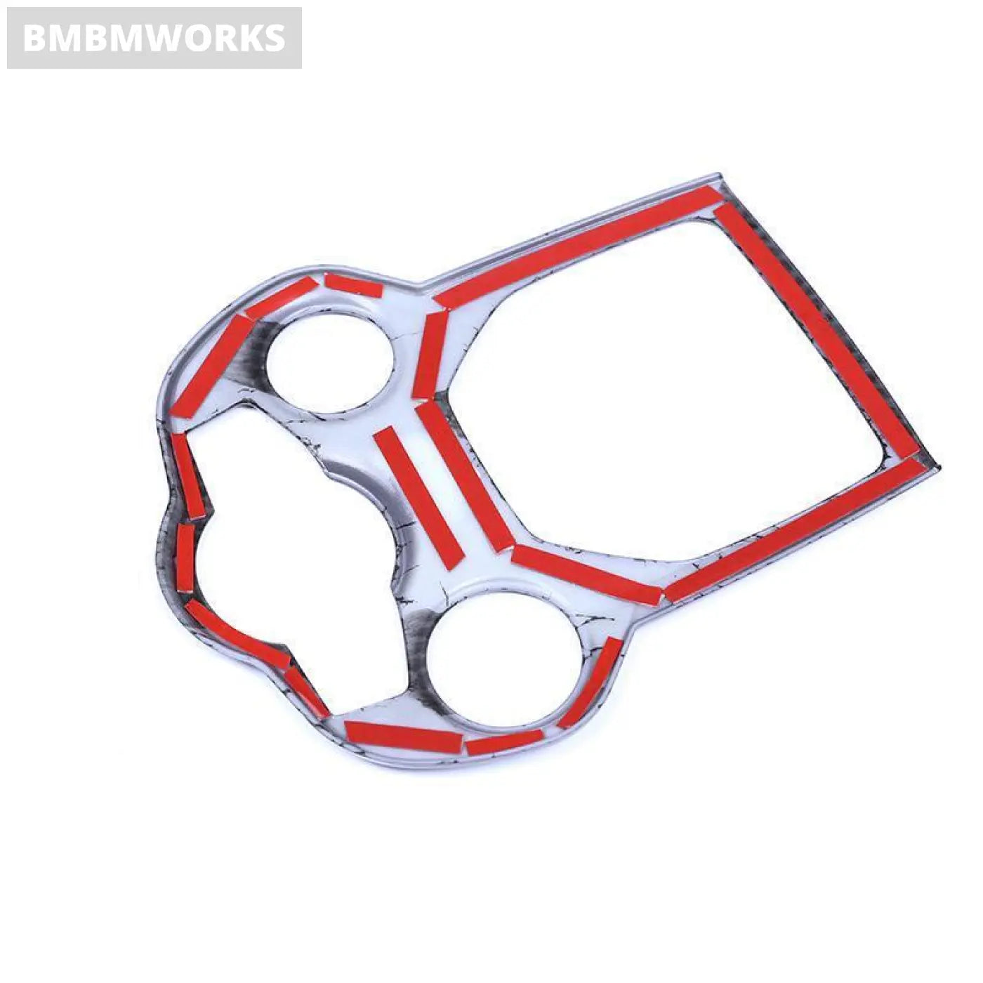 Silver Gear Shift Panel Trim Alfa Romeo Giulia Stelvio 2016-2018