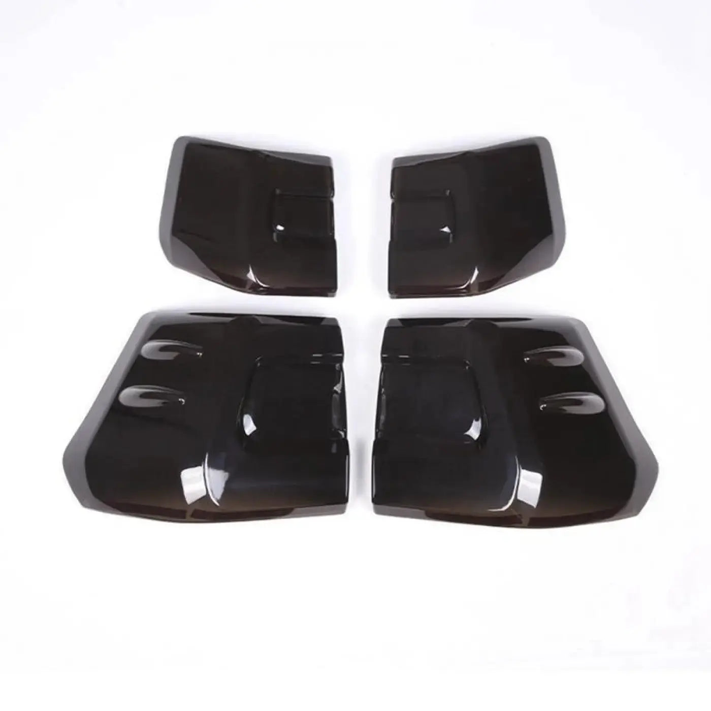 Smoke Black Rear Tail Lamp Cover Toyota Land Cruiser Prado Fj150 150 2018-2022