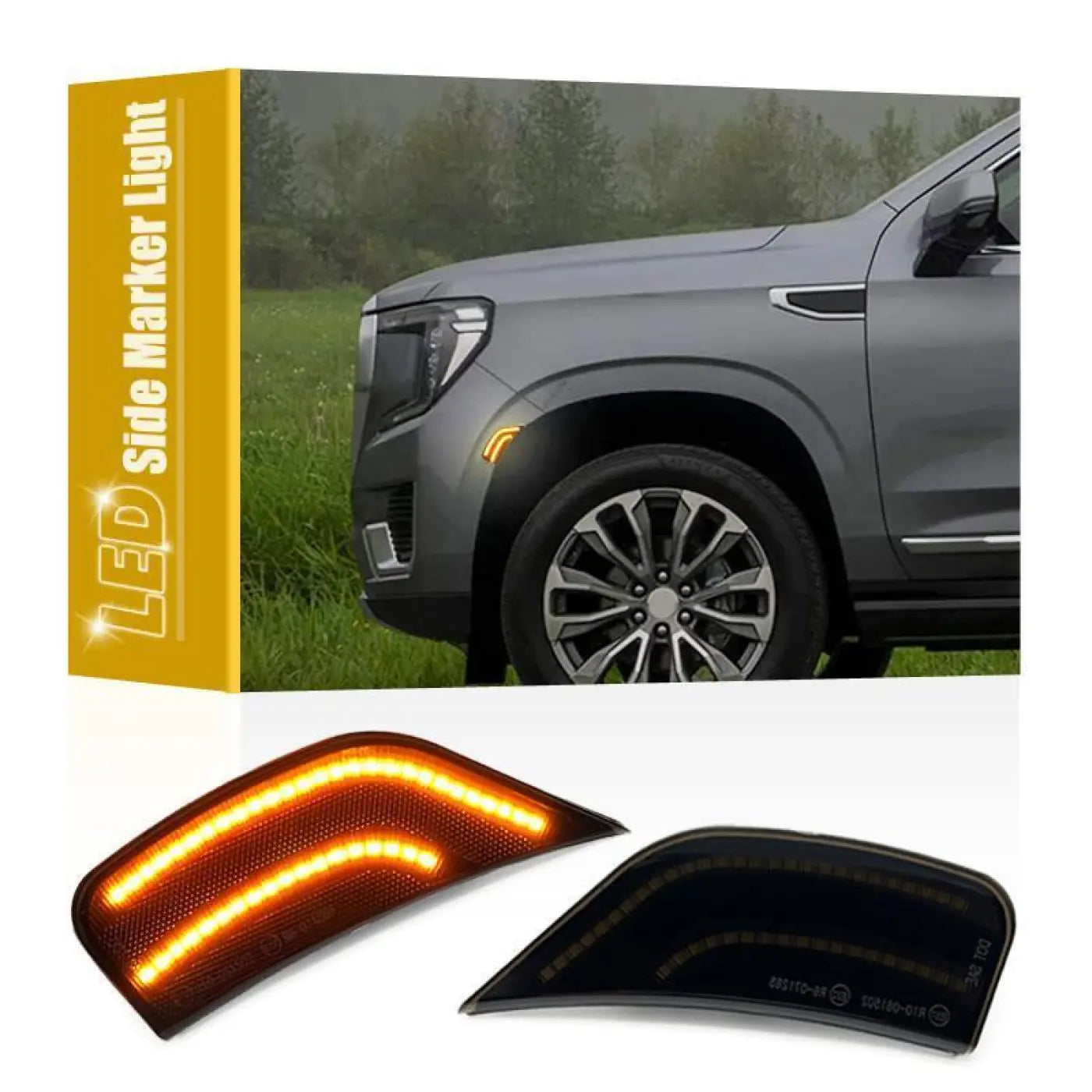 Smoked Lens Led Side Fender Marker Lamp Cadillac Escalade 2021-2022