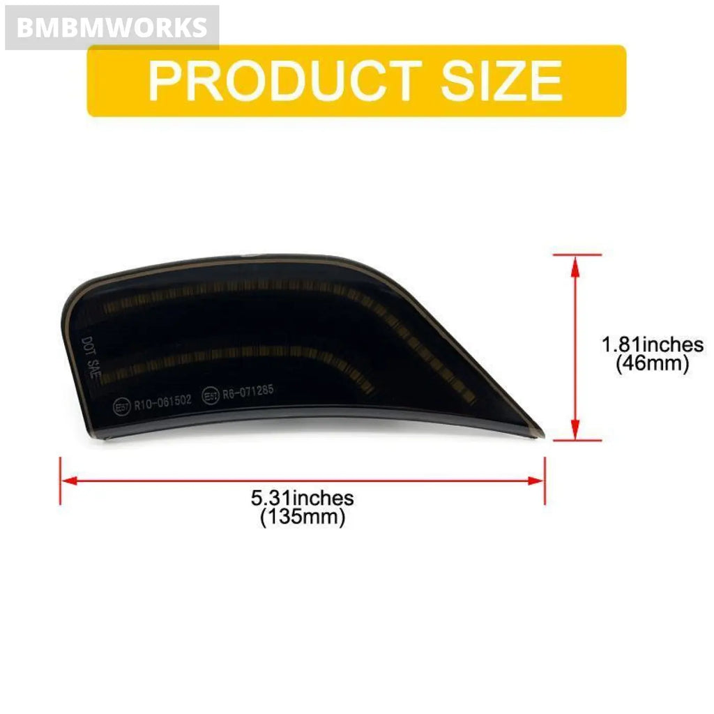 Smoked Lens Led Side Fender Marker Lamp Cadillac Escalade 2021-2022