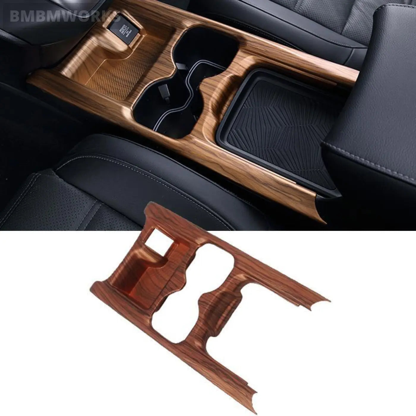 Speaker Frame Sticker Peach Wood Grain Interior Audio Panel Honda Crv 2017-2021