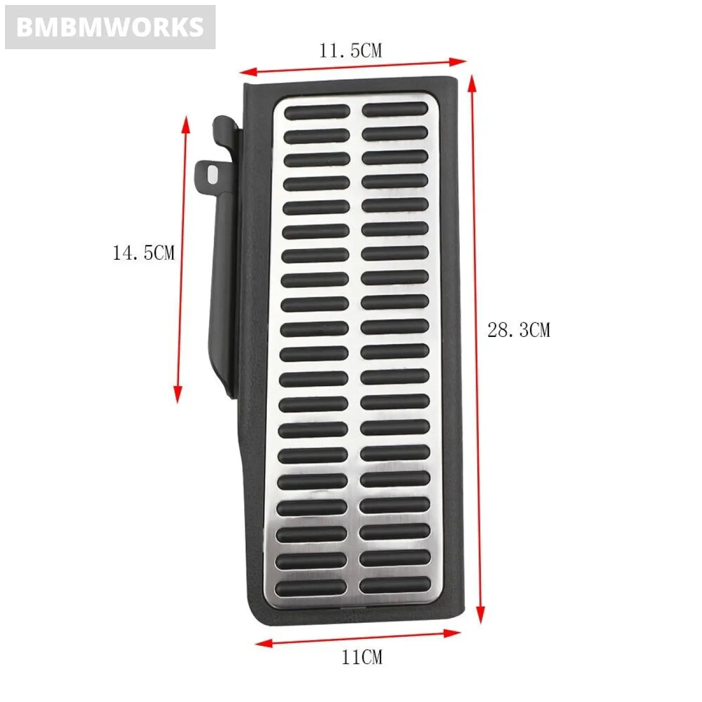 Stainless Steel Car With Rest Pedal Cover For Volkswagen Vw Passat B6 B7 Cc R36